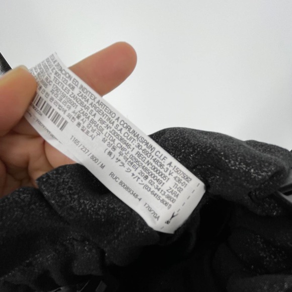 Zara Shimmery Paperbag Trouser Pants - Picture 10 of 11